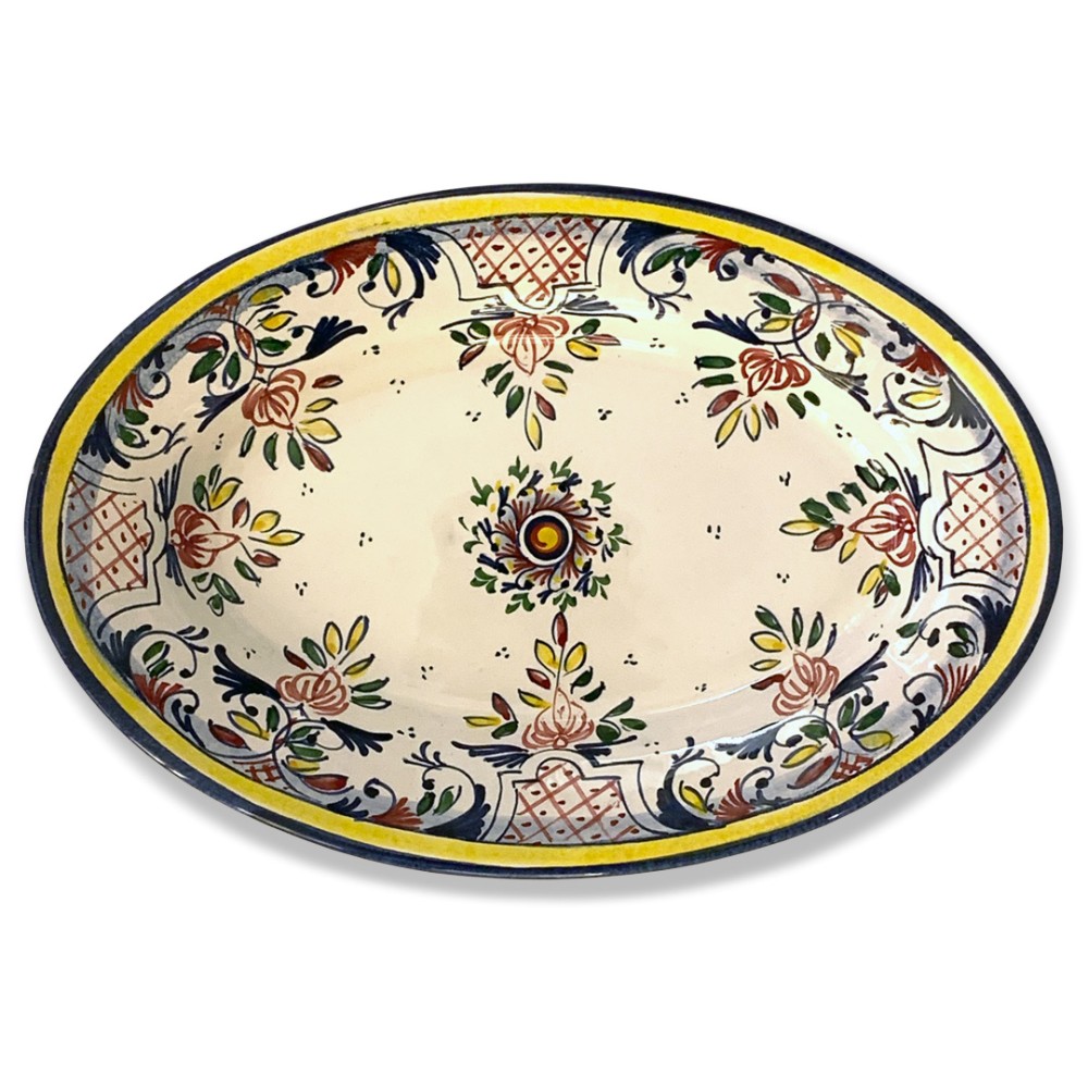 Oval plate